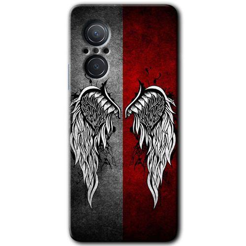 MRCİLETİSİM Huawei Nova 9 SE Kılıf HD Desen Baskılı Arka Kapak+Temperli Cam - Lucifer