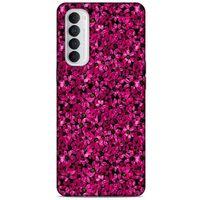 Oppo Reno 4 Pro Uyumlu Kılıf Pembe Delisi (1) Kılıfı Çiçek