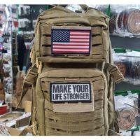 AMERİKA Bayrak Peç 11cm x 7 cm Arkası Cırtlı  - Arma -  Patch