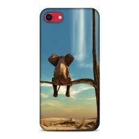 Lopard Apple iPhone SE 2020 Uyumlu Kılıf Manipülasyon ☻ (3) Kapak Baskılı