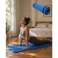 10 Mm Fitness Ve Pilates Matı Kaydırmaz Taban Konforlu Spor Minderi Hafif Taşınabilir