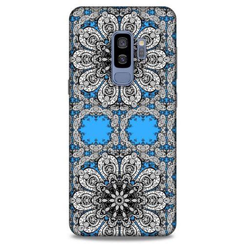 Samsung Galaxy S9 Plus Uyumlu Kılıf Mavi Delisi (34) Slim Armor Kılıf Sanat