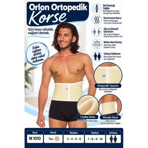 Orlon Ortopedik Korse – Unisex Bel ve Karın Destek Korsesi – M 1010 - Rylks
