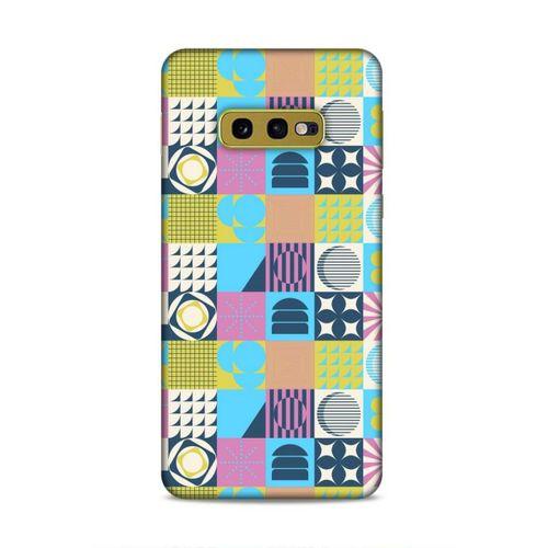 Samsung Galaxy S10e Uyumlu Kılıf Insomnia (43) Thin Fit Kılıf Mavi Sarı