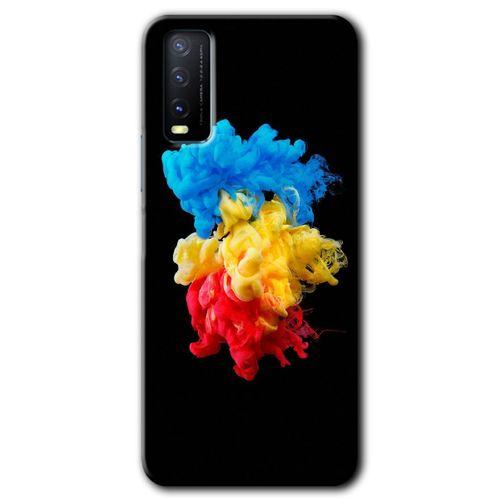 Potkal Hediye Fabrikası Vivo Y11s Kılıf HD Desen Baskılı Arka Kapak - Black 1