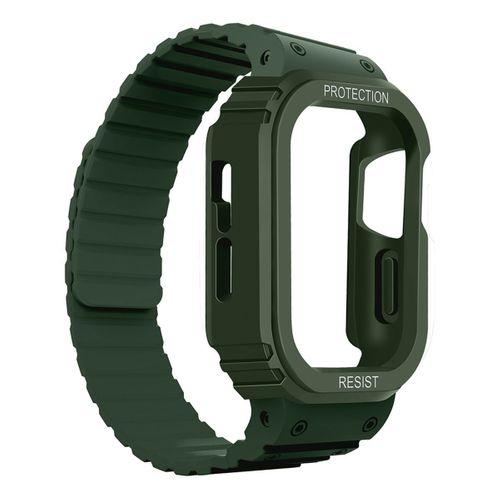 Apple Watch Ultra 49mm KRD-142 Airbag Tasarımlı Kasa Koruyuculu Silikon Kordon