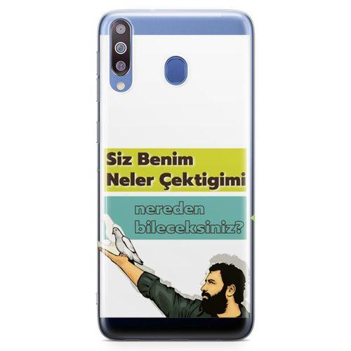 Samsung Galaxy M30 Kılıf Caps Ahmet Kaya Arka Kapak Koruma Desenli Full Koruyucu