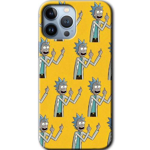 iPhone 13 Pro Max Kılıf HD Desen Baskılı Arka Kapak - Rick Felsefesi