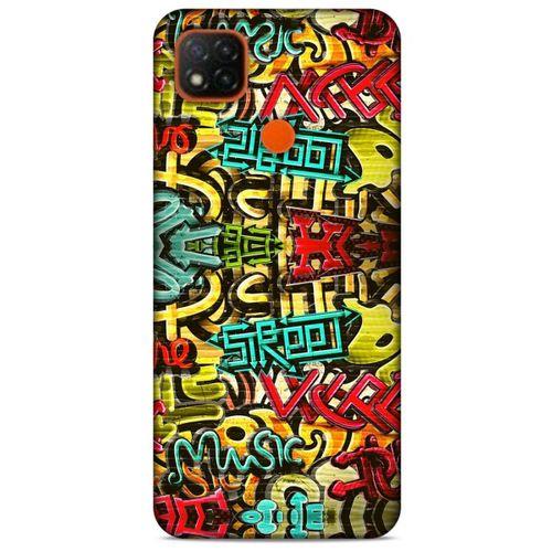 Graffitix (26) Desenli Silikon Kapak Xiaomi Redmi 9C Kılıf