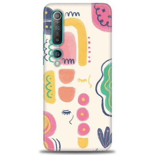 Xiaomi Mi 10 Kılıf HD Baskılı Kılıf - Çizim + Tam Ekran Koruyucu
