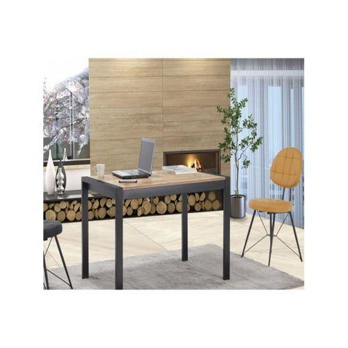 Star Modern Atlantik Çam Açılabilir Metal Kasa, Ahşap Yemek Masası