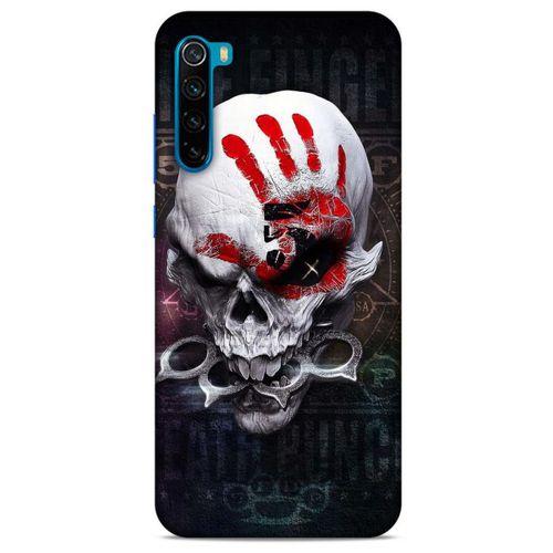 Xiaomi Redmi Note 8T Uyumlu Kılıf Motorsiklet (27) Tasarımlı Kılıf Kurukafa