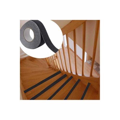 Merdiven Zemin Kaydırmaz Güçlü Bant Yapışkanlı Kaymaz Bant Siyah 25 Mm X 5 Metre