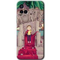 Potkal Hediye Fabrikası Vivo Y21s Kılıf HD Desen Baskılı Arka Kapak - Morty