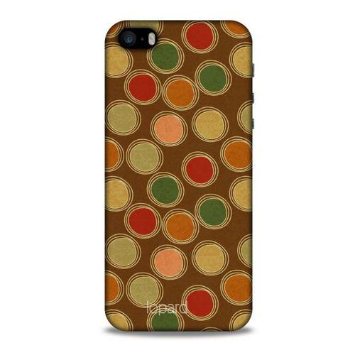 Apple iPhone SE Kılıf Pastel Renkler (43) Thin Fit Kılıf Kahve Yeşil