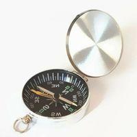 -mini Taşınabilir  Kapaklı Cep Saati Model Alüminyum İğne Kılıtlı  Pusula G45-1