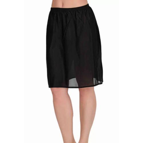 Kadın Jarse Jüpon Siyah 11003B