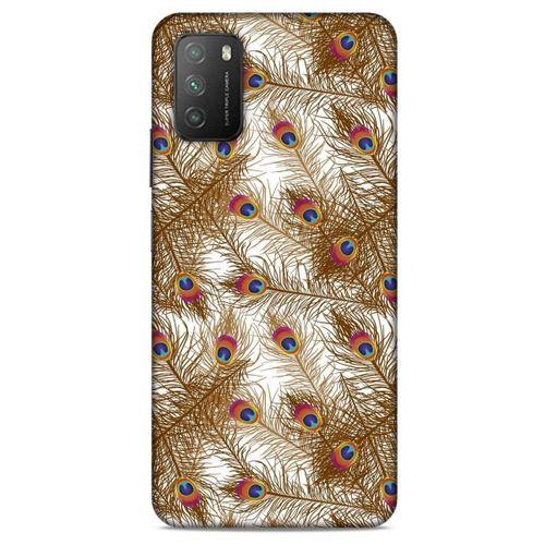 Lopard Xiaomi Poco M3 Uyumlu Kılıf Tüyler (25) Antişok Kapak