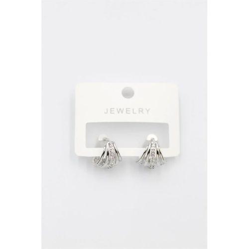 Taşlı Küpe - Gümüş