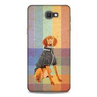 Samsung Galaxy J7 Prime Kılıf Köpek Kıyafetleri (36) Glitter Kılıf Alman Pointer