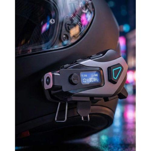 Kask İçi Bluetooth Kulaklık Kamera Özellikli Uzun Pil Ömrü Ve Su Geçirmez