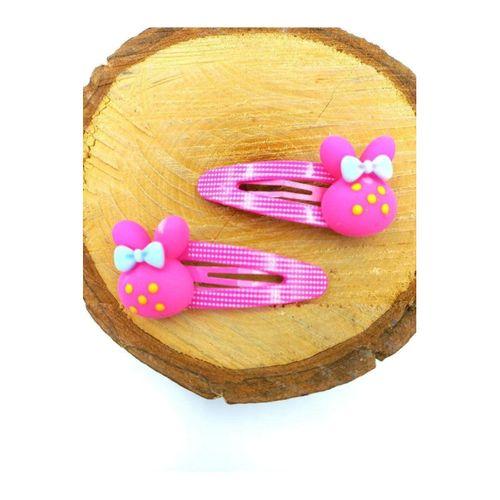 Pembe Renk Figürlü Çıt Çıt Çocuk Tokası