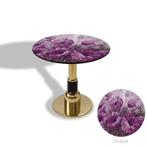 Dockers Gold Yuvarlak Masa Çap 70cm - (CDF Tabla) - Desen Kod:4224