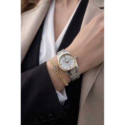 Daniel Klein Çelik Kordonlu 2 Yıl Garantili 3 Atm Suya Dayanıklı Kadın Kol Saati+Bileklik BF.11024.4