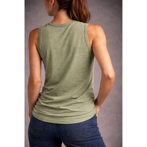 Flamlı Kumaş Sıfır Kolsuz Atlet Basic Spor Üst, Günlük Ve Fitness Kullanımına Uygun - Mint Yeşili