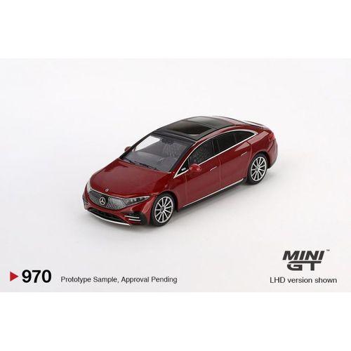 Mini GT Mercedes-Benz EQS 580 4MATIC Red Metallic 970