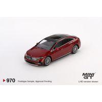 Mini GT Mercedes-Benz EQS 580 4MATIC Red Metallic 970