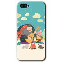 Realme C2 Kılıf HD Desen Baskılı Arka Kapak + Temperli Cam - Kış Pikniği