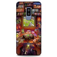 Retro (47) Desen Crystal Flex Kılıf Renkli Samsung Galaxy S9 Plus Kılıf