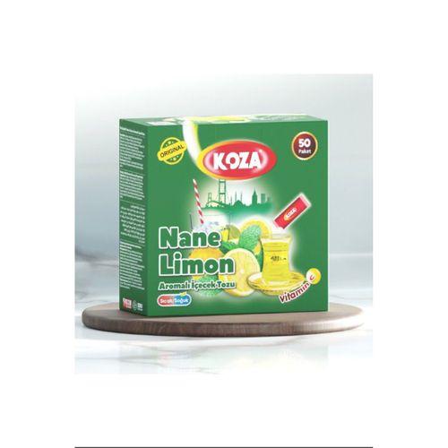 Koza Tek İçimlik Nane Limon Aromalı Toz İçecek 50'li mudanis