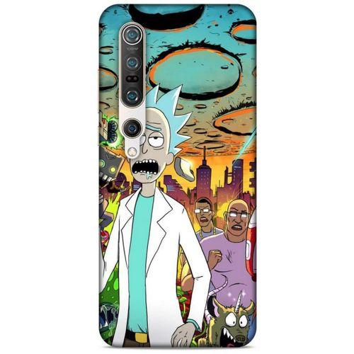 Xiaomi Mi 10 Pro Uyumlu Kılıf Rick And Morty (42) Rugged Armor Kılıf Story Train Morty