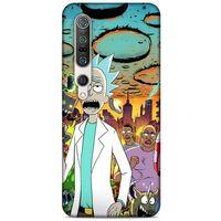 Xiaomi Mi 10 Pro Uyumlu Kılıf Rick And Morty (42) Rugged Armor Kılıf Story Train Morty