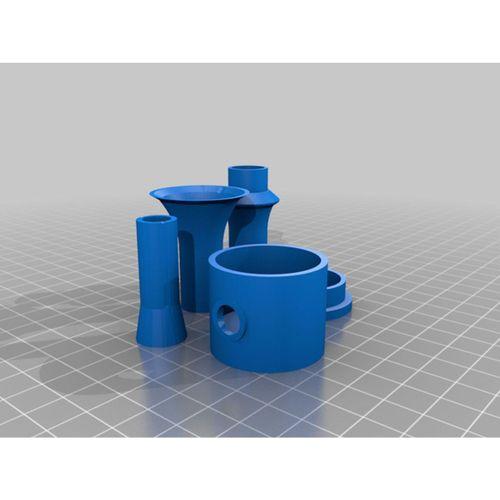 PVC 1 2 Boru için Hava Hornu 3D Baskı (Bu ürün Sadece Plastik parçadır - Almadan Önce Soru Sorabilirsiniz)
