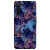 Realme 6 Uyumlu Kılıf Mavi Delisi (49) Ultra Silikon Kılıf Lale