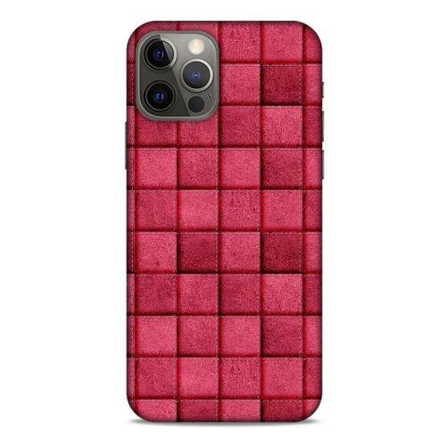 Apple iPhone 12 Pro Kılıf Patchwork (29) Arka Koruma Kılıfı Pembe
