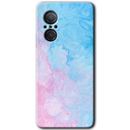 Huawei Nova 9 SE HD Baskılı Kılıf + 9D Tam Ekran Koruyucu - Blue Art