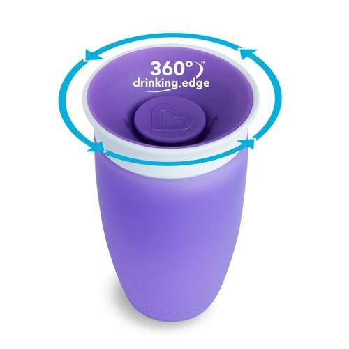Munchkin Munchkin Mucize 360° Alıştırma Bardağı 12 Ay+ 266ml Mor