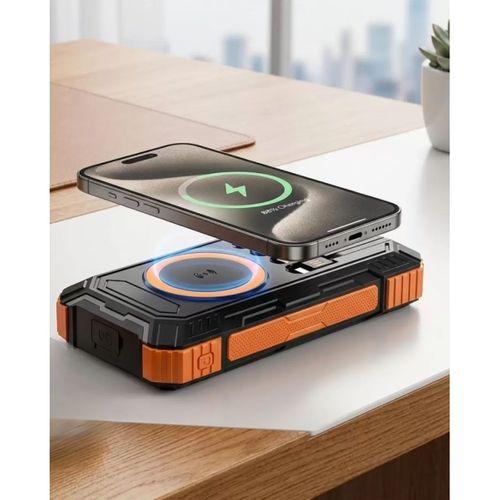 20000 Mah Powerbank Güneş Enerjili Kablosuz Şarj Hızlı Şarj Taşınabilir Batarya (kopya)