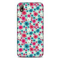 Lopard Huawei Y5 2019 Uyumlu Kılıf Kediler (3) Kapak Çiçek ve Kedi