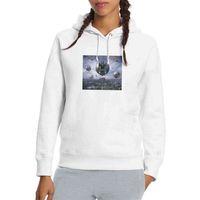 Dream Theater The Astonishing Metal Rock Baskılı Beyaz Kadın Kapşonlu Sweatshirt