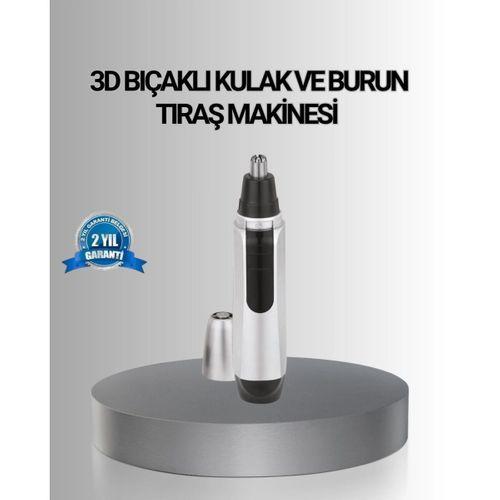Kişisel Burun Ve Kulak Tıraş Makinesi 3d Kavisli Bıçak Ve Kompakt Tasarım