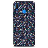 Huawei Psmart 2019 Kılıf Kelebek Etkisi (8) Baskılı Kılıf Turkuaz Beyaz