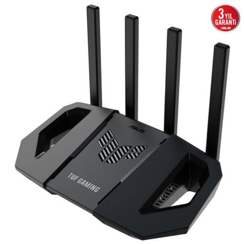 ASUS TUF-BE3600, BE3600, 4 Port, 3600Mbps, Dual Band, WİFİ 7, AiMesh, AiProtection Pro, GAMING Extendable Router