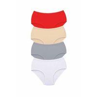 4 Adet Tutku Kadın Yüksek Bel Bato Kalın Lastik Külot S13