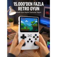 Taşınabilir Retro Oyun Konsolu Geniş Ekran Ve Çoklu Emülatör Desteği Yeni Nesil