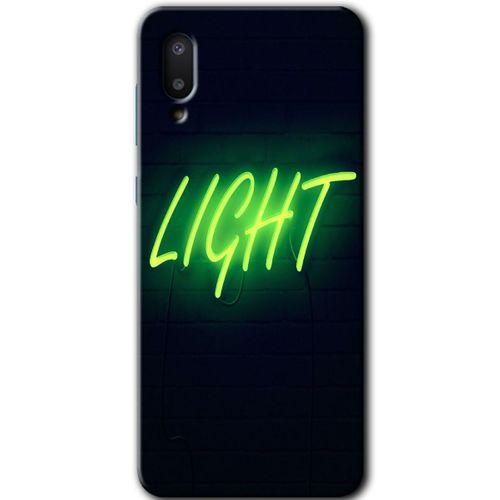 Galaxy A02 Kılıf HD Desen Baskılı Arka Kapak - Neon İnscription